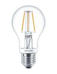 PHILIPS Żarówka LED Bulb Classic A60 4,5W/827 odpowiednik 40W 470lm 2700K ciepła biała E27 filament szklana ściemnialna