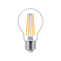 PHILIPS Żarówka LED Bulb Classic A60 7,2W/827 odpowiednik 60W 806lm 2700K ciepła biała E27 filament szklana ściemnialna
