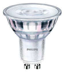 PHILIPS Żarówka LED CorePro LEDspotMV CLA 4W/827 odpowiednik 35W 280lm 2700K ciepła biała GU10 szklana ściemnialna