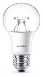 PHILIPS Żarówka LED Warmglow 8,5W 806lm E27 A60 odpowiednik 60W Clear, ściemnialna, regulacja barwy 2200-2700K