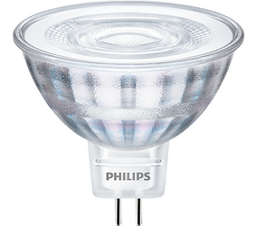 PHILIPS Żarówka LED spot CorePro LEDspot ND MR16 4,4W/827 odpowiednik 35W 345lm 2700K ciepła biała 12V GU5.3 szklana