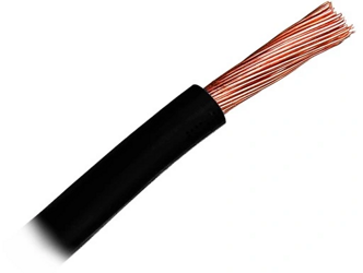 Przewód jednożyłowy giętki H05V-K (LgY) 0,75mm² czarny (black)