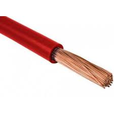 Przewód jednożyłowy giętki H05V-K (LgY) 1mm² czerwony (red)