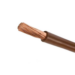 Przewód jednożyłowy giętki H07V-K (LgY) 50 mm² brązowy (brown)