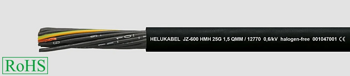 Przewód sterowniczy elastyczny bezhalogenowy żyły numerowane JZ-600 HMH 5G16 mm² 0,6/1kV