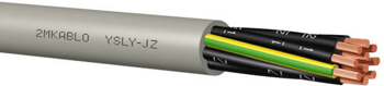 Przewód sterowniczy elastyczny żyły numerowane YSLY-JZ 18x0,5 mm² 300/500V (VDE) CPR