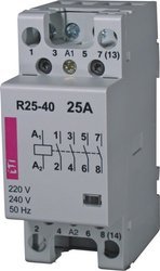 Stycznik modułowy 25A 2 styki zwierne i 2 rozwierne R25-22 230V AC