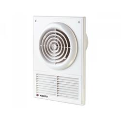 VENTS Wentylator ścienny z kratką 100F; średnica: Ø100mm; wydajność: 98m³/h;  14W 230V AC IP24