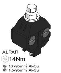Zacisk przebijający izolację AL 16-95 zrywalny dwustronny Z-2082Z