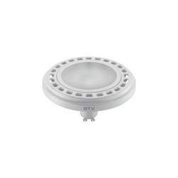 Żarówka LED ES111 GU10 12W zamiennik halogenu 63W 230V AC 850 lm 120° neutralny biały, szary szybka mleczna