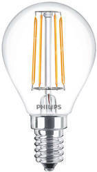 Zarówka LED Philips CorePro Luster 4,3W-40W E14 827 470lm P45 Biała ciepła przeźroczysta