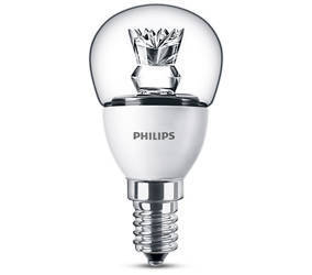 Żarówka LED Philips CorePro lustre 4-25W E14 827 250lm P45 Biała ciepła przeźroczysta