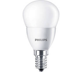 Żarówka LED Philips CorePro lustre 5-40W E14 827 470lm P45 Biała ciepła mleczna