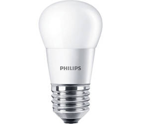 Żarówka LED Philips CorePro lustre 5,5-40W E27 827 470lm P45 Biała ciepła mleczna